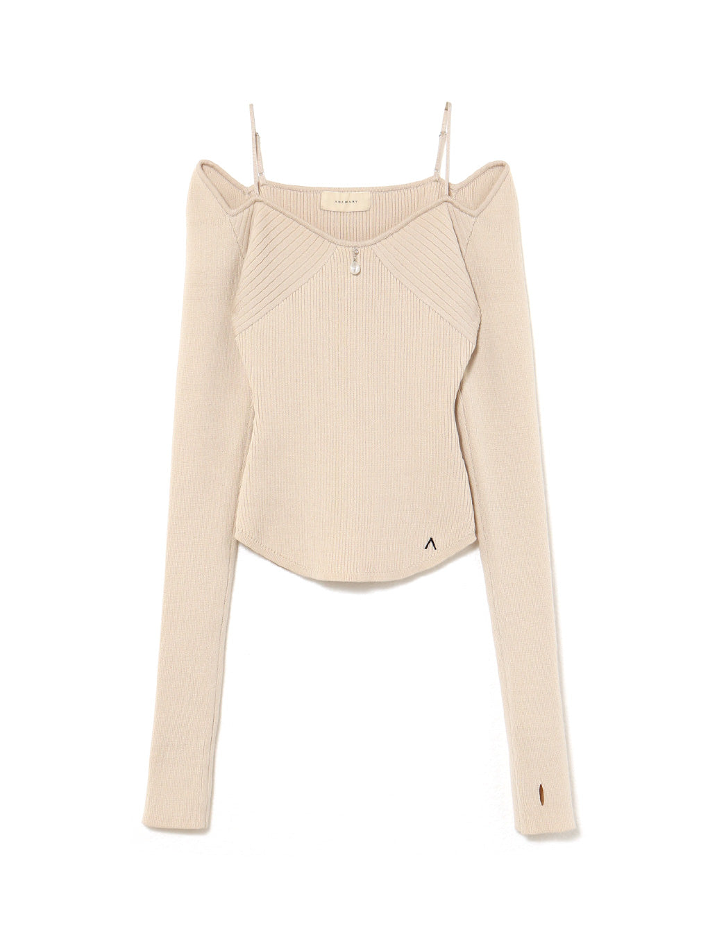 Tear knit tops