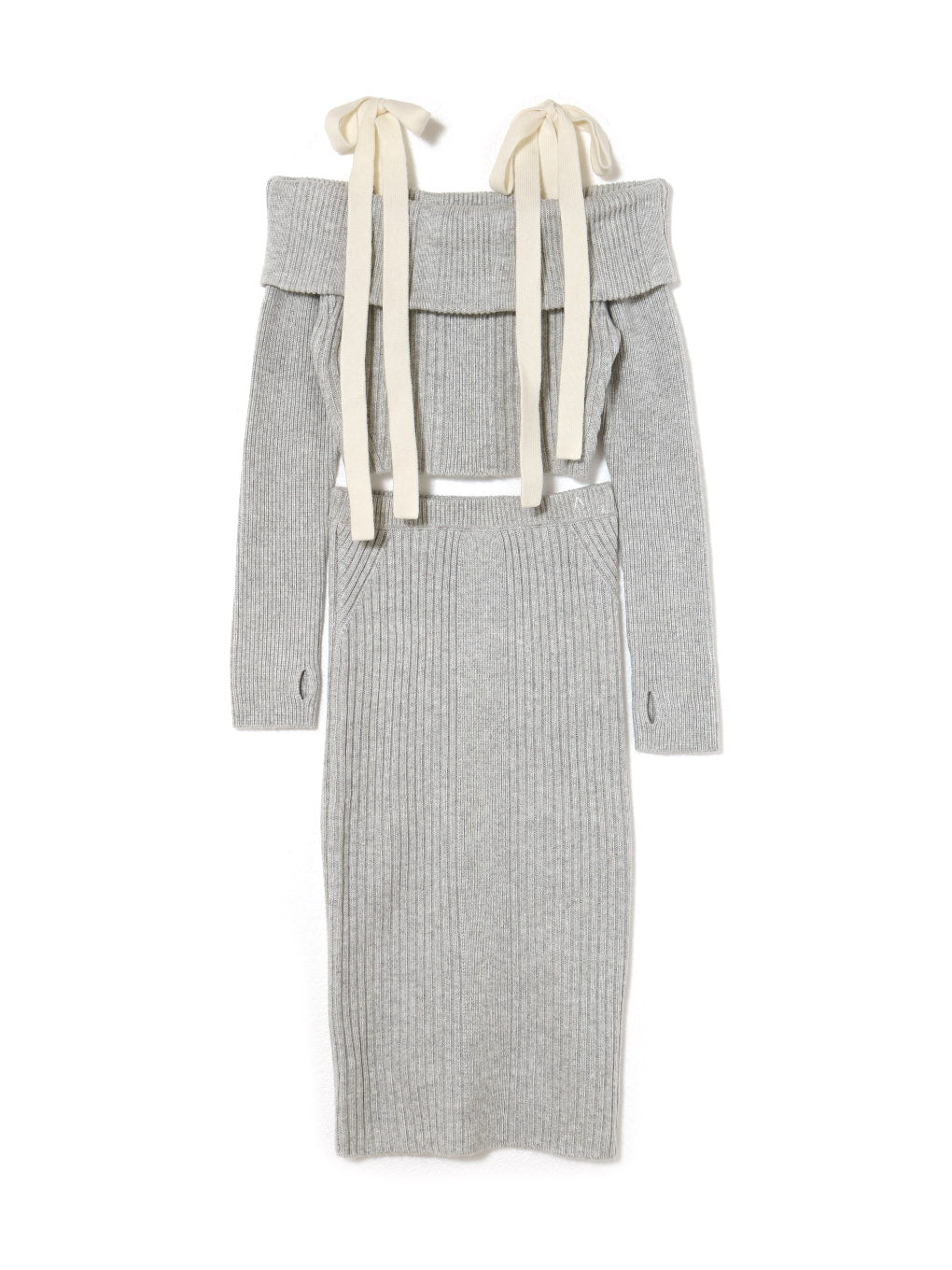 Rei ribbon offshoulder set up