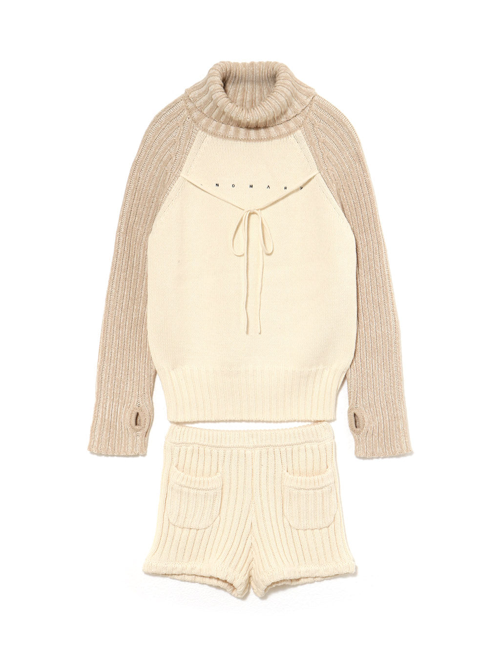 Mary logo loose knit set up