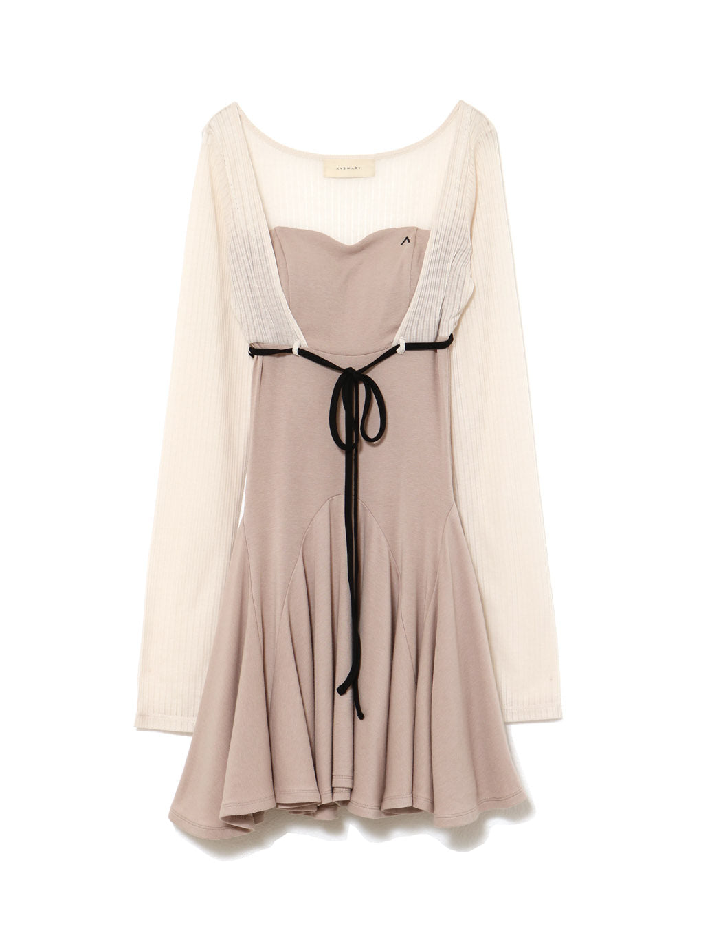 Lona ribbon mini dress