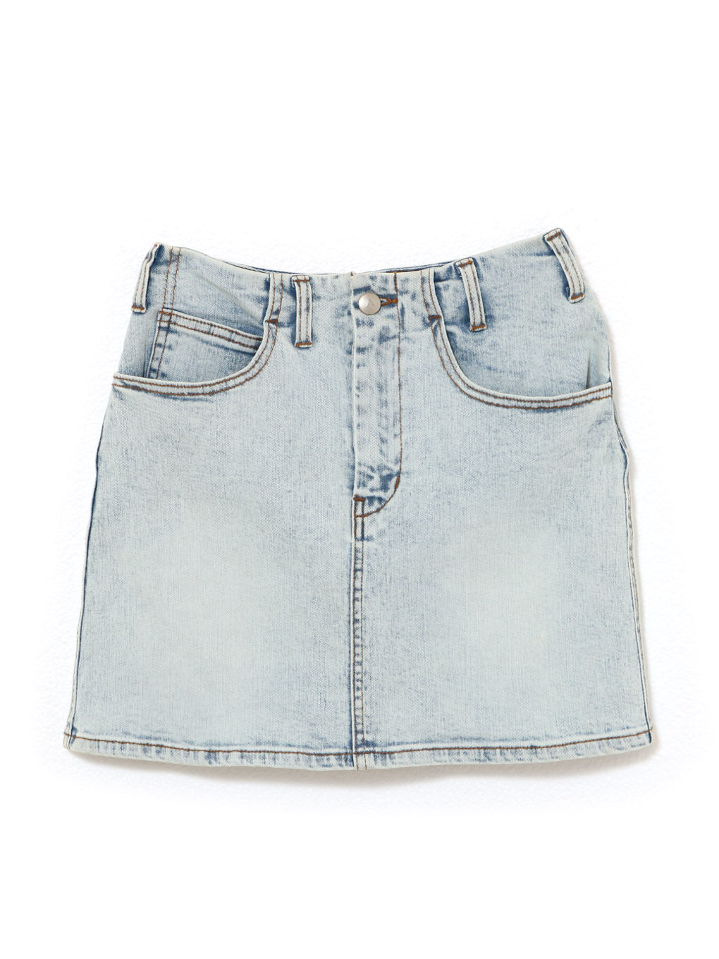 Heart hip denim skirt