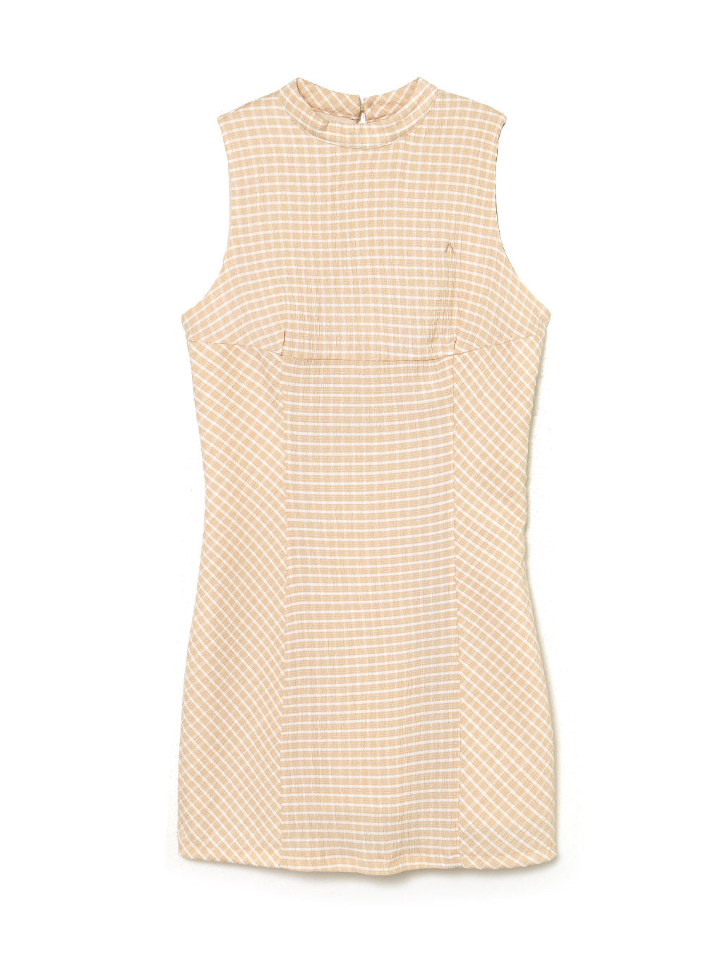 Natalie check mini dress