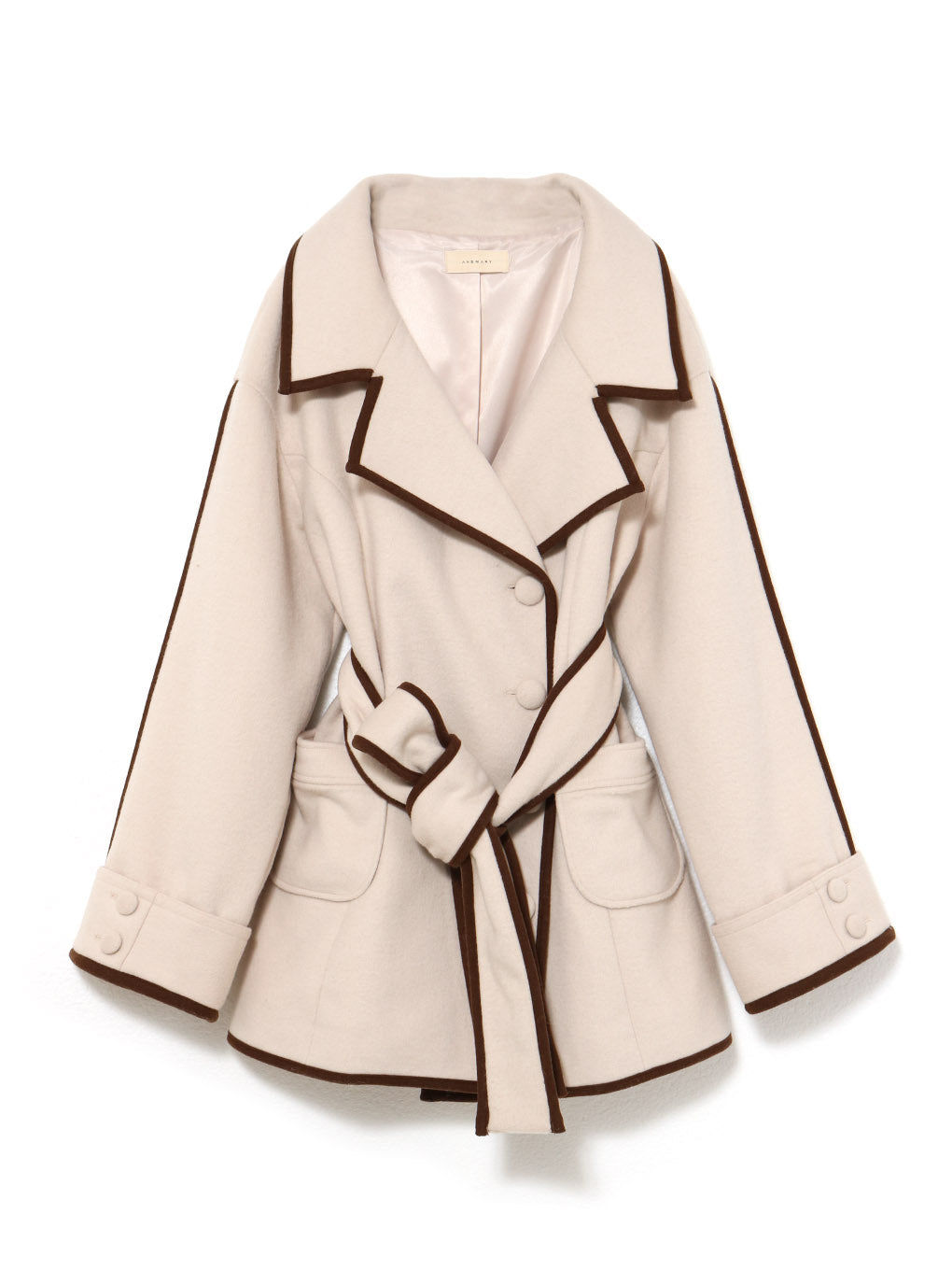 Ange wool short coat