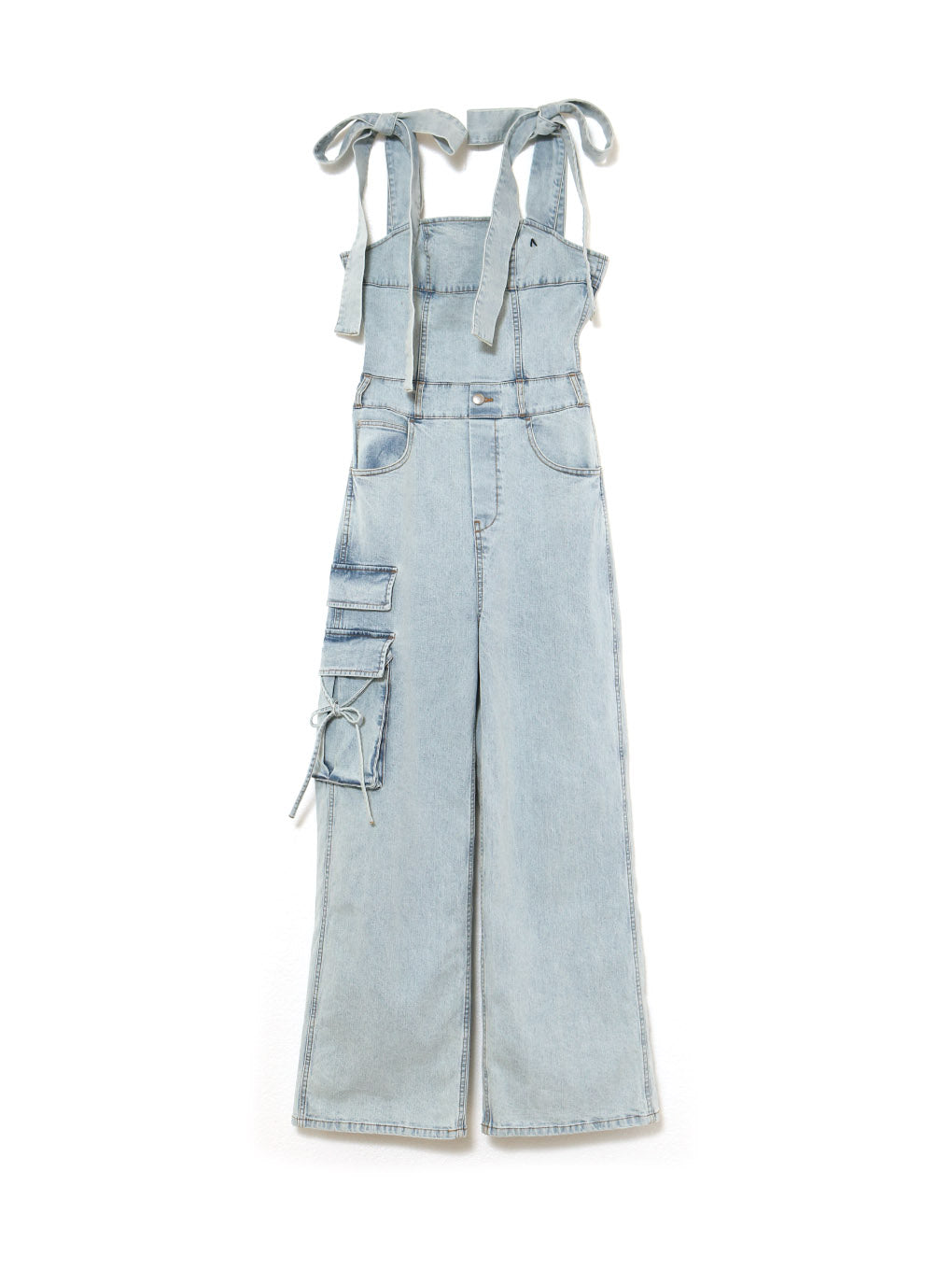 Nicola ribbon denim allinone