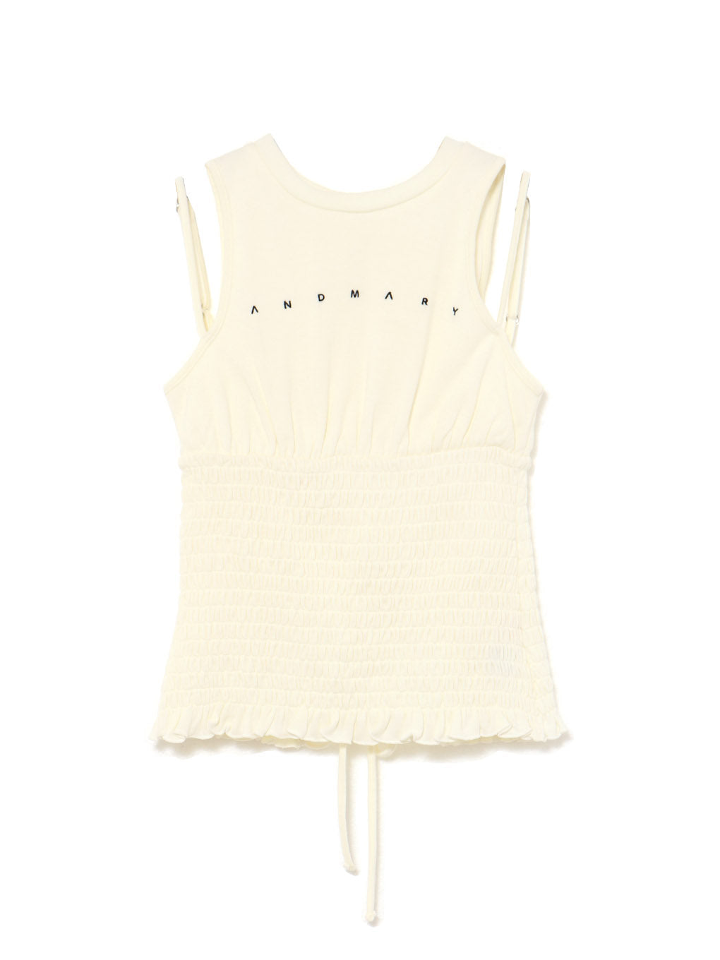 Ami shirring logo tops