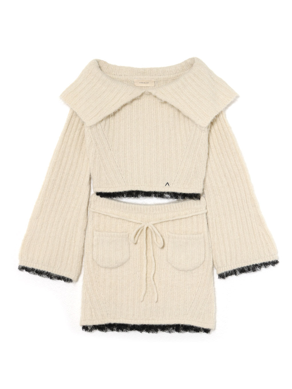 Erin lace knit set up