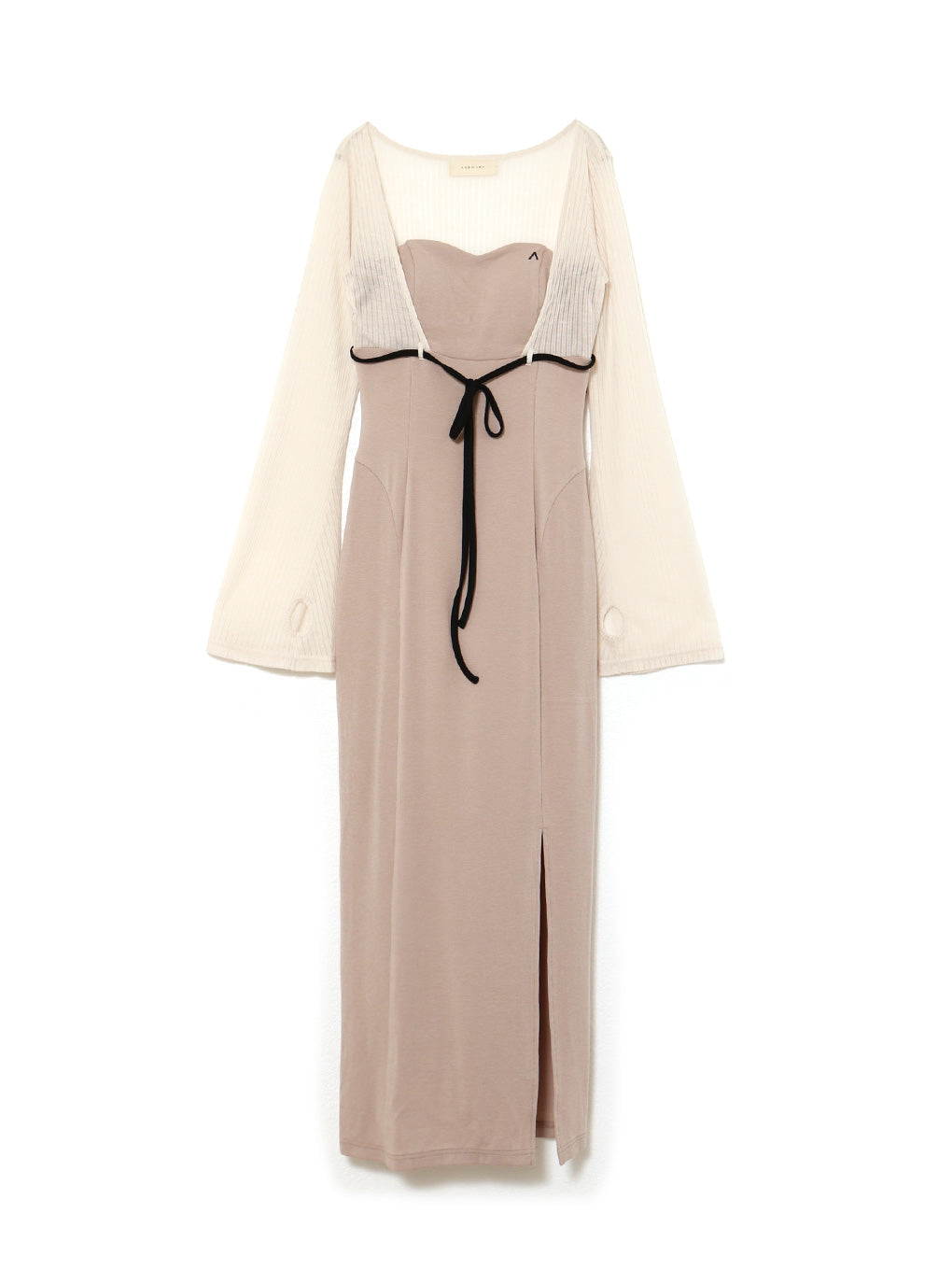 Lona ribbon long dress