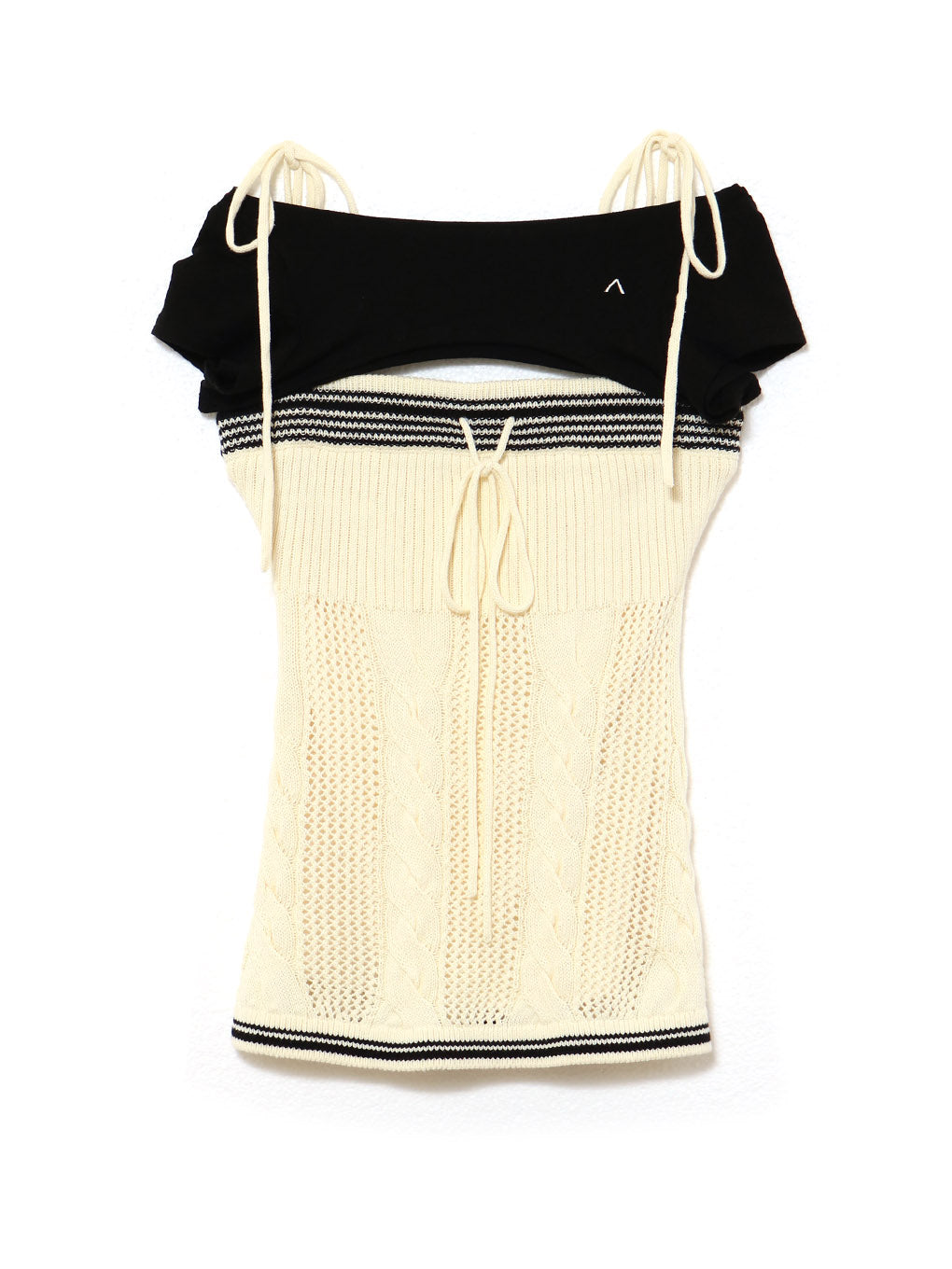 Kitty cable knit tops