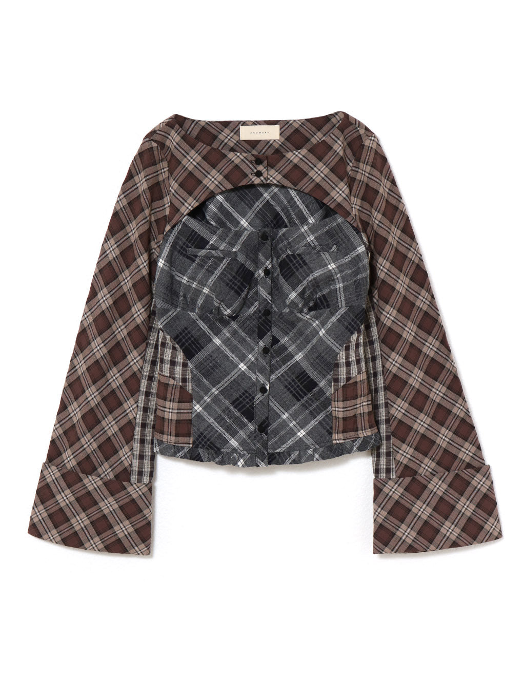 Nancy check tops
