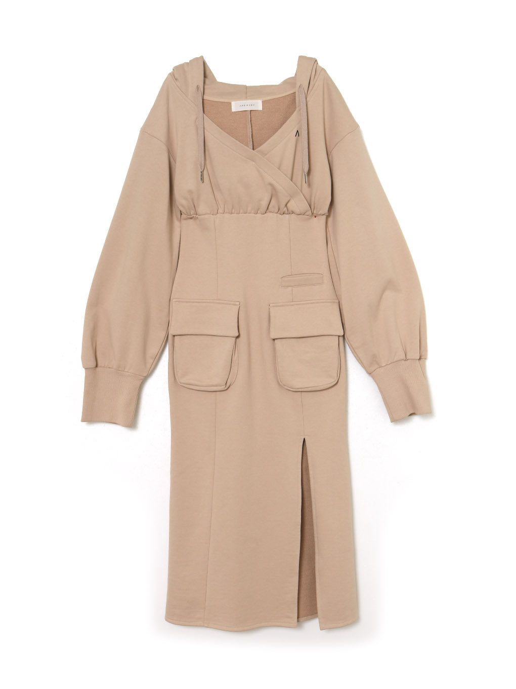 Ami pocket slit dress