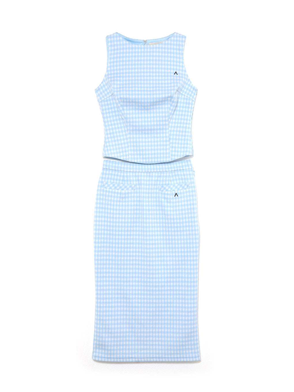 Ruru gingham set up long