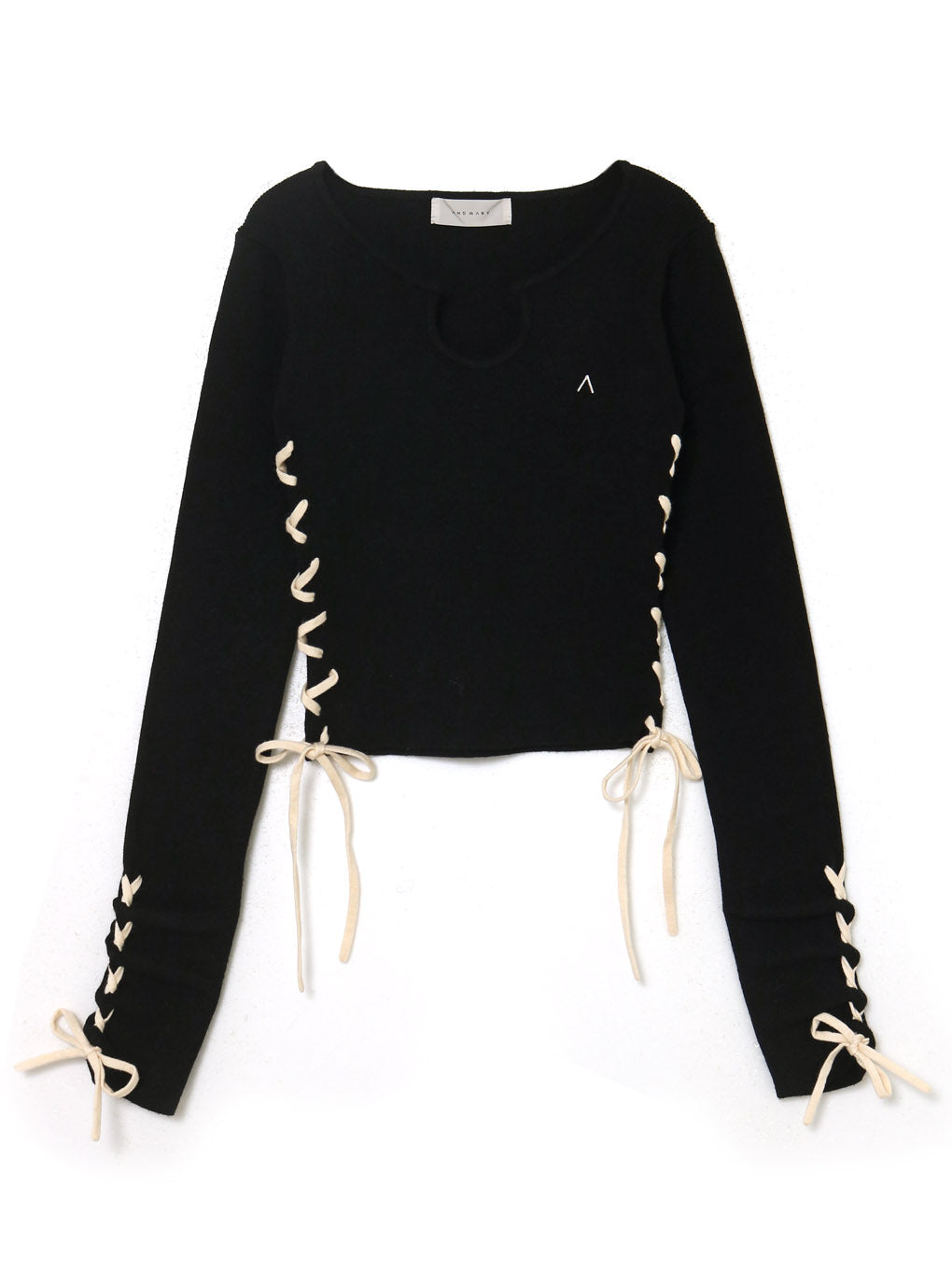 Millie ribbon knit tops