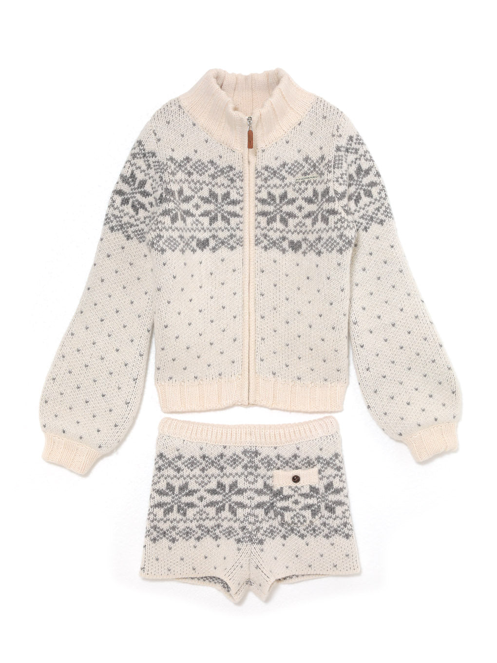 Snow drop knit set up
