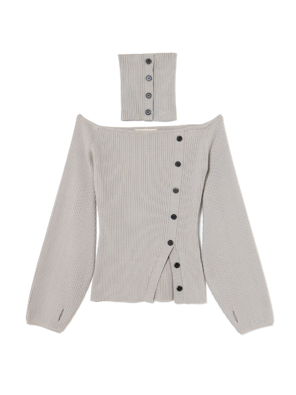 Nell knit neck warmer tops