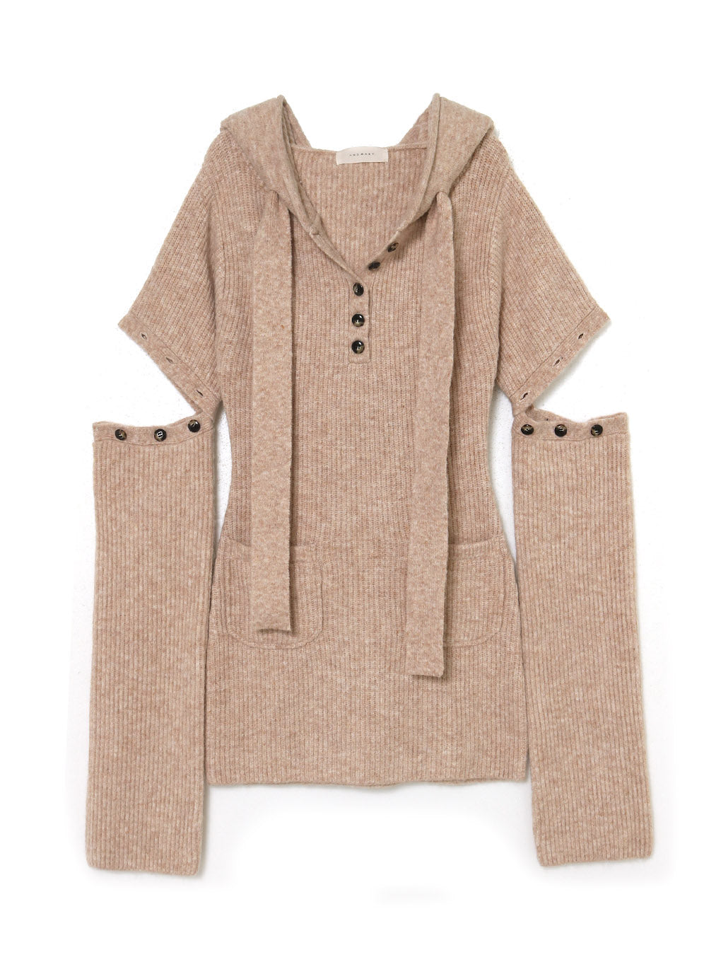 Alma button mini dress