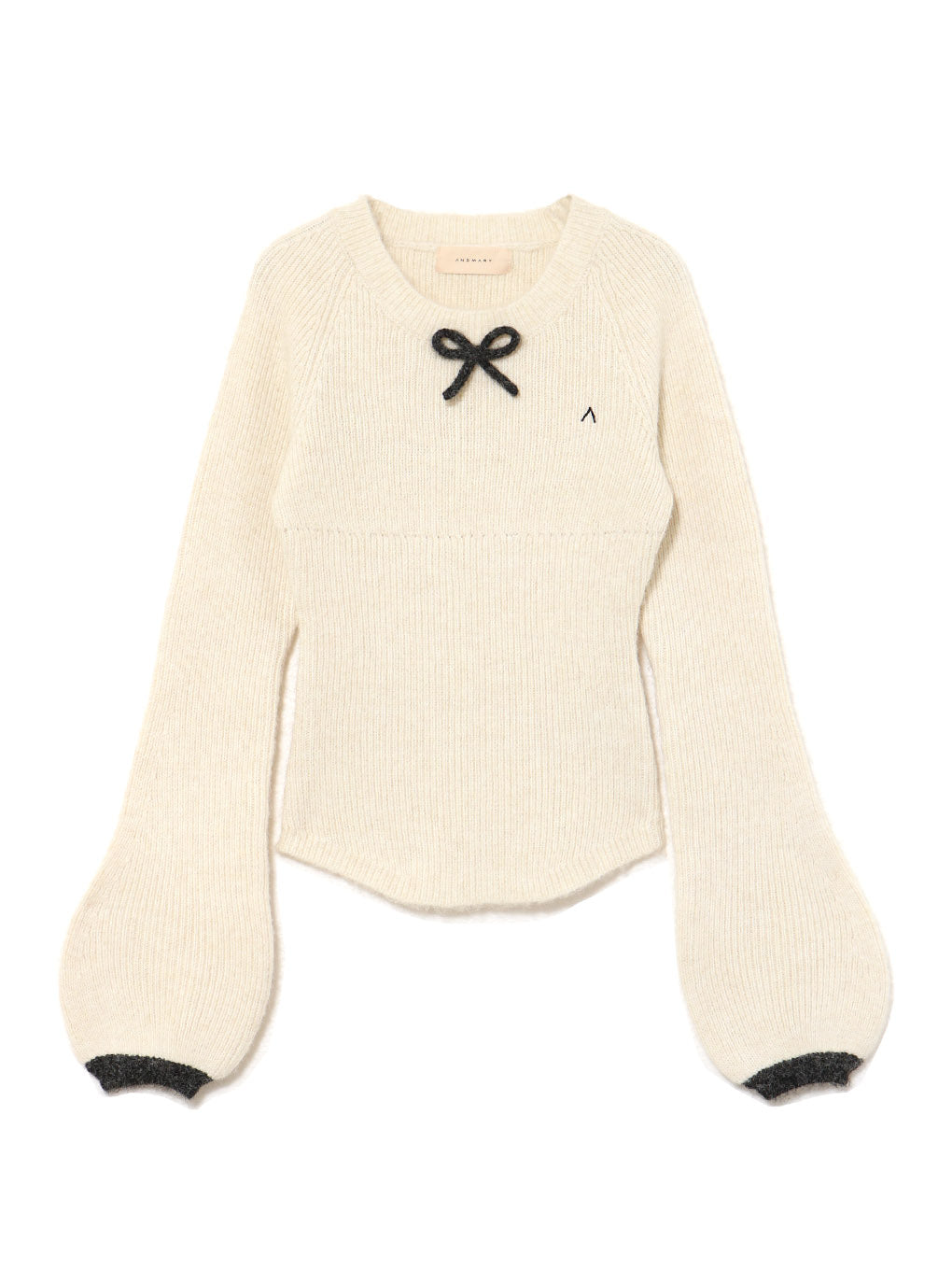 Baby ribbon knit tops