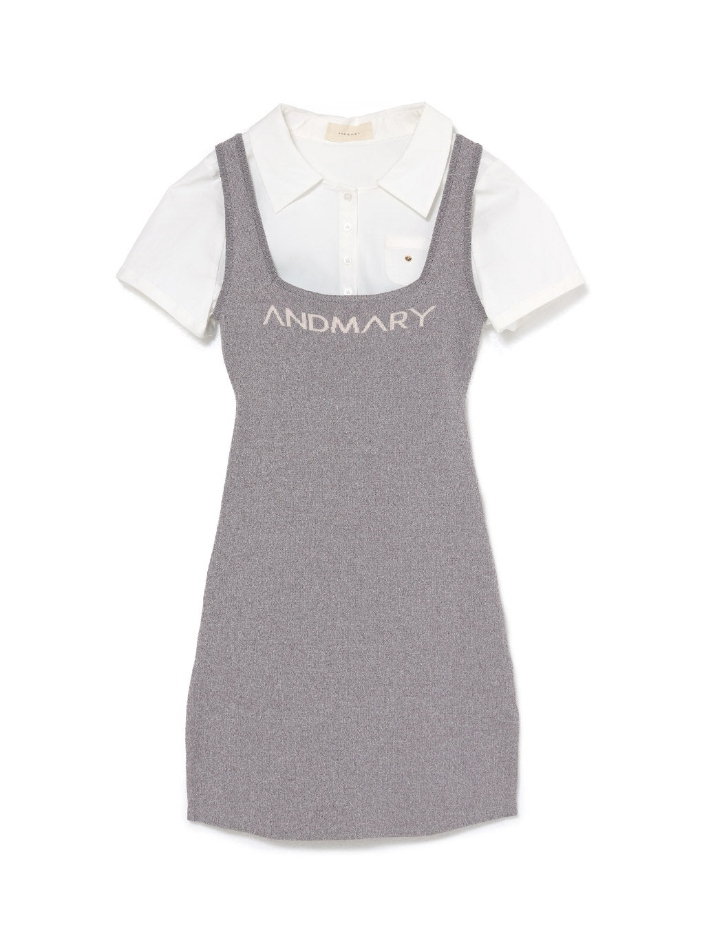 Mew shirts set mini dress