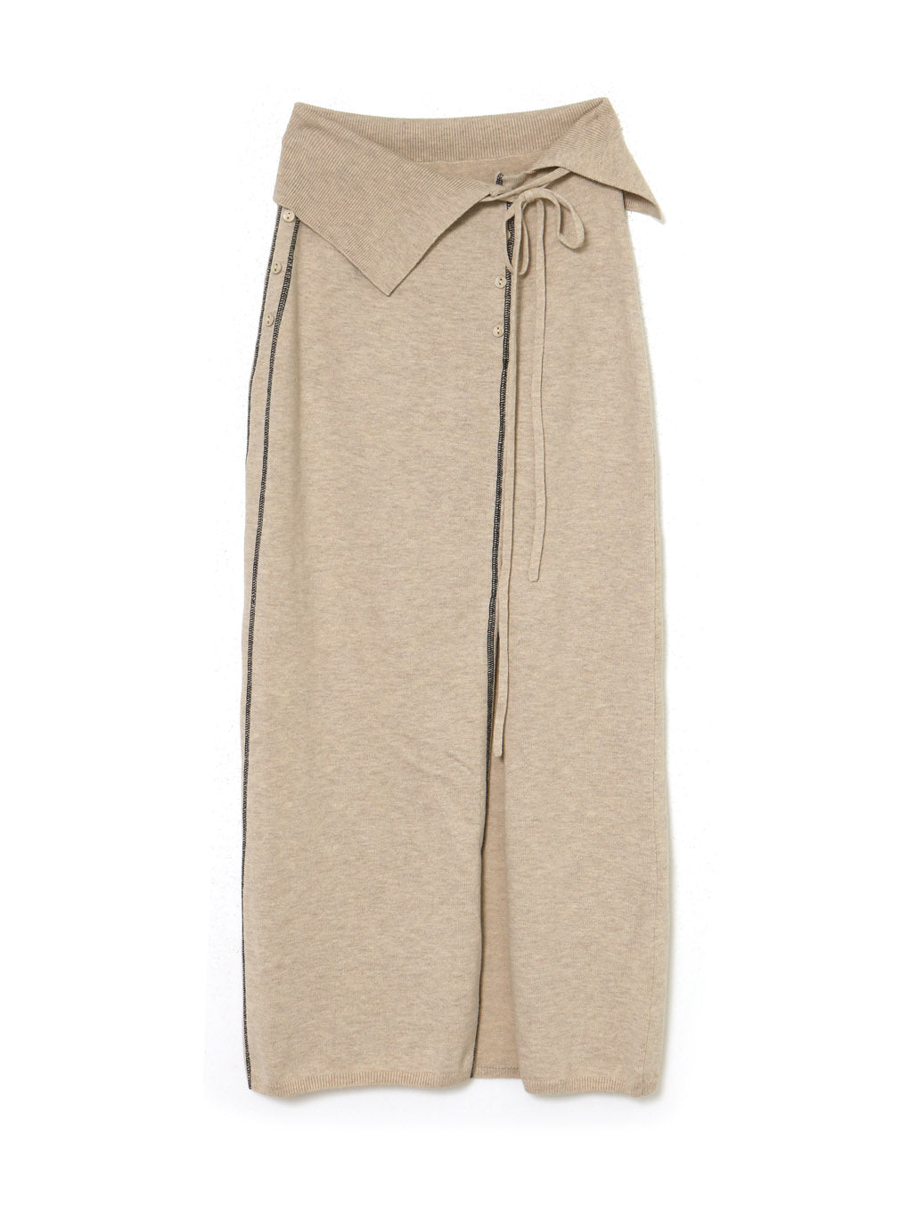 Belinda knit slit skirt