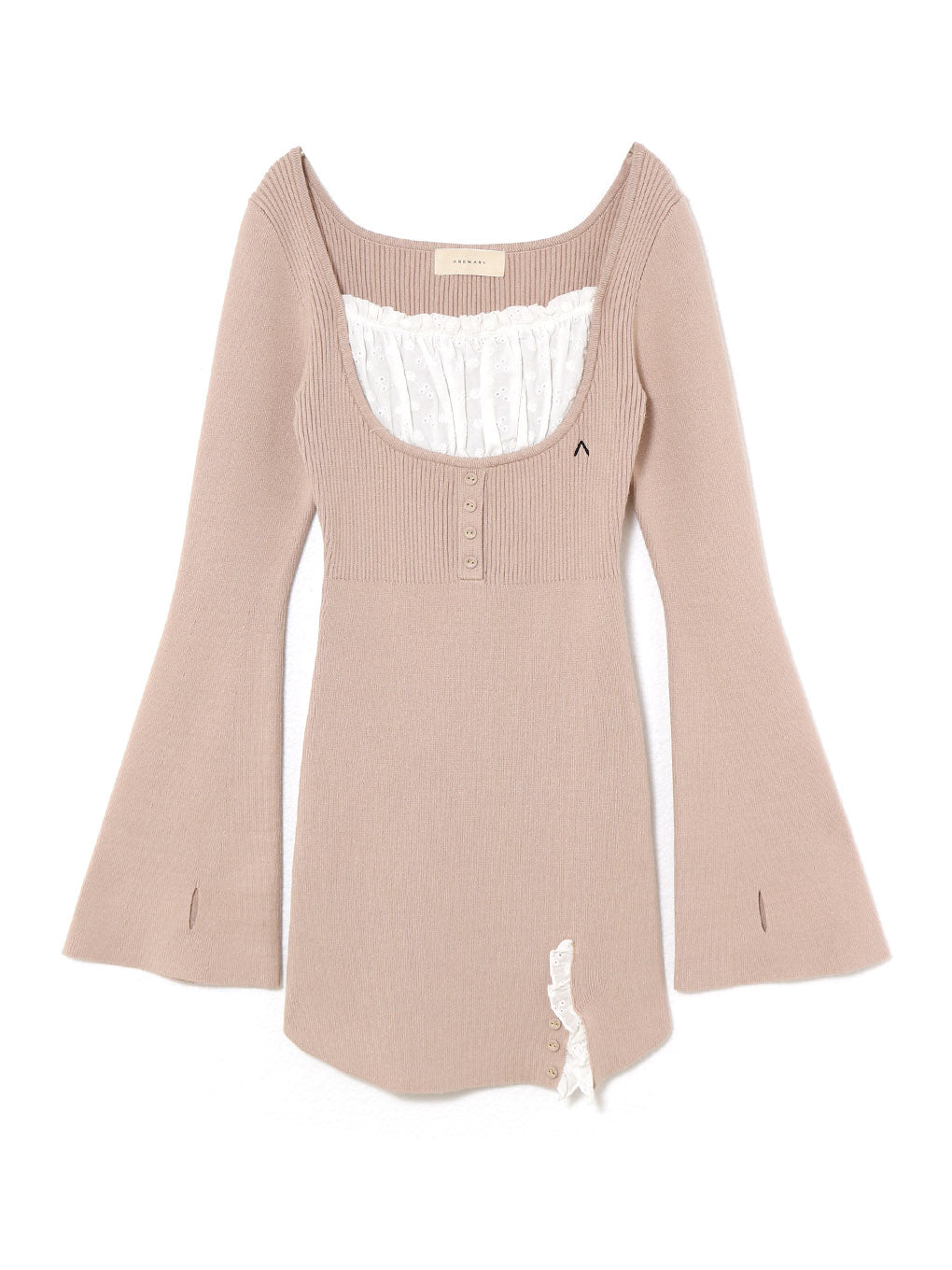 Poppy lace mini dress