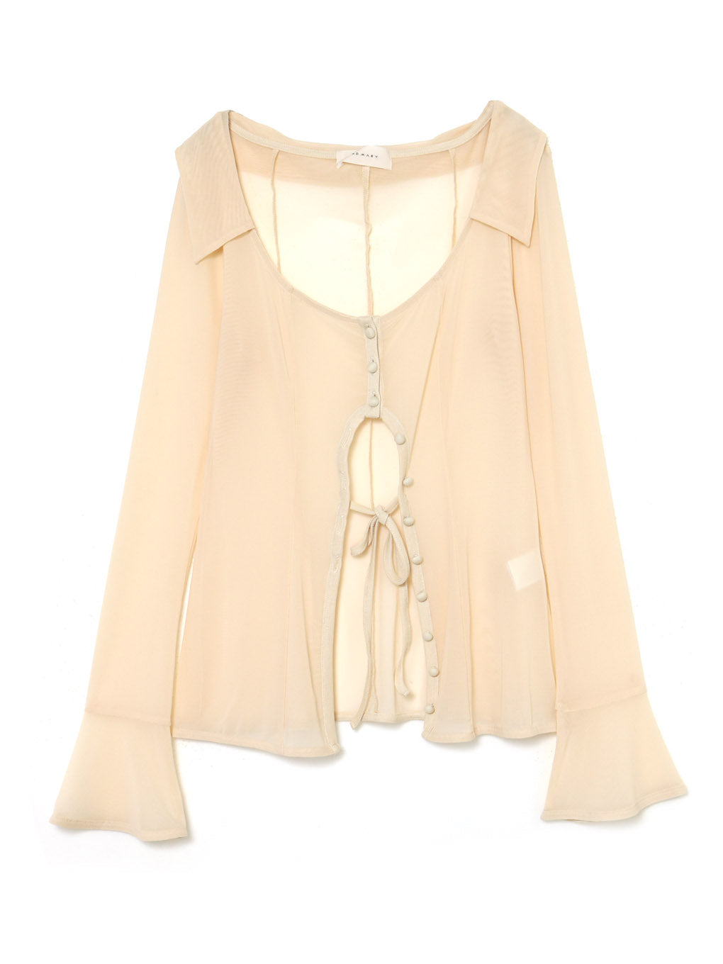 Jean tulle cardigan
