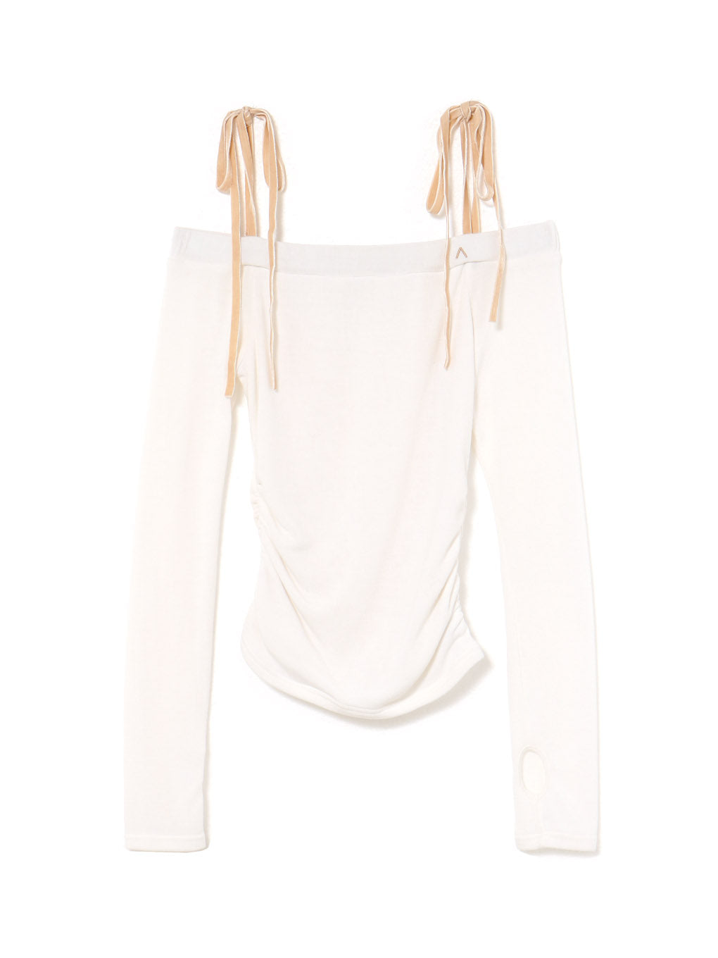 Velour ribbon tops