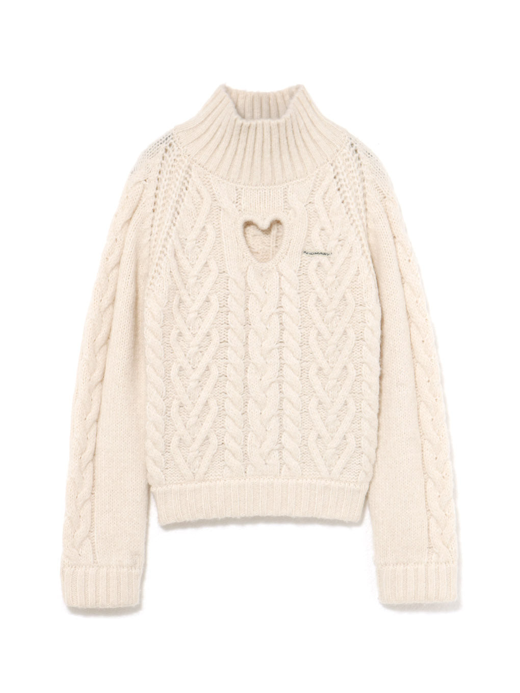 Mary heart knit tops