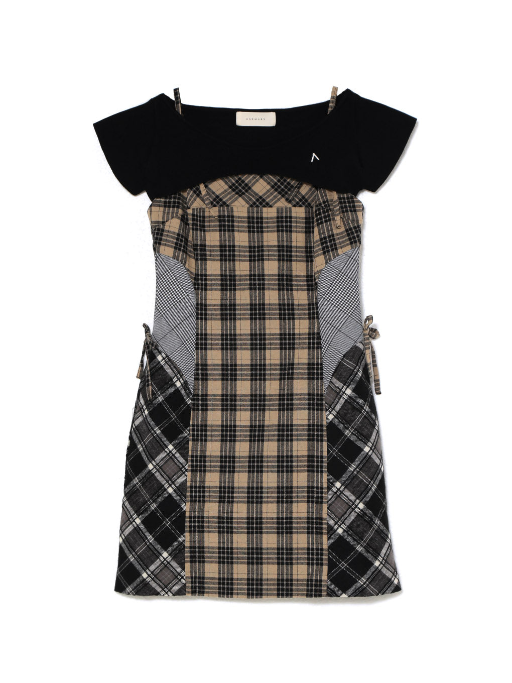 Khy check mini dress