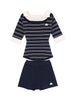 navy / F