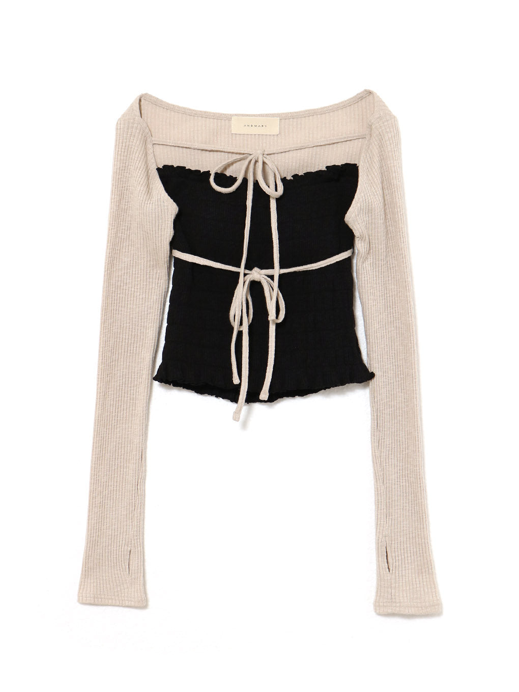 Mei shirring tops