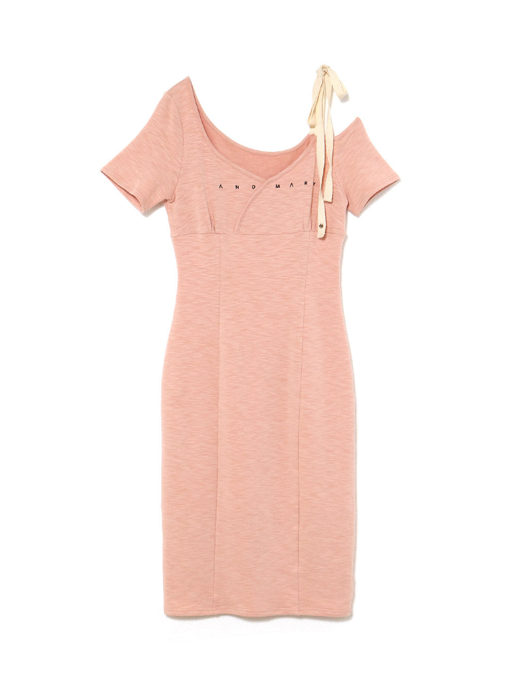 Mary logo ribbon midium dress