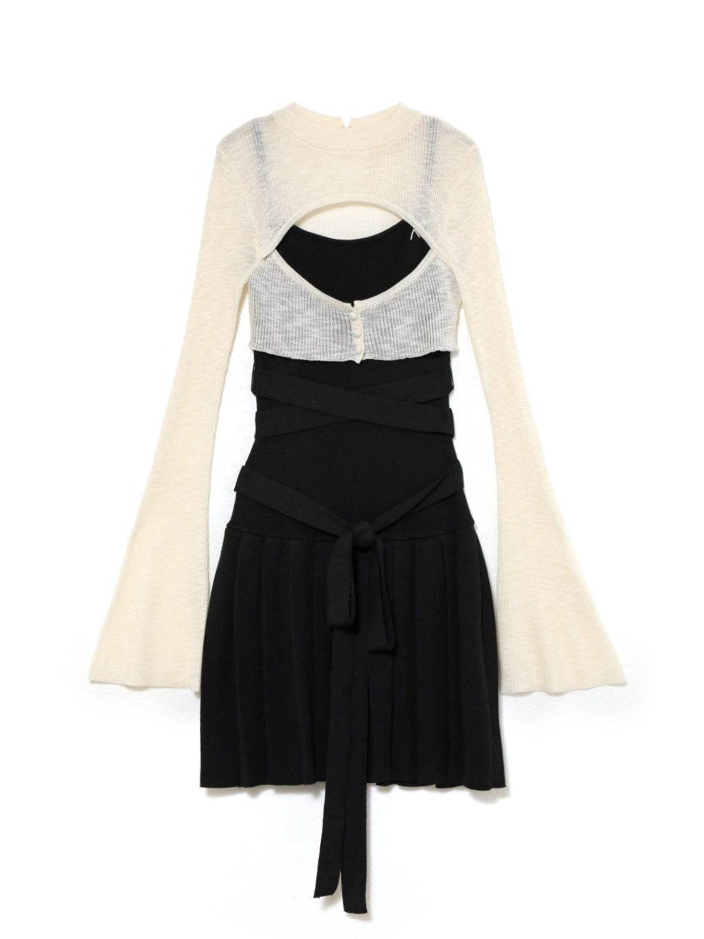 Mimi ribbon mini dress