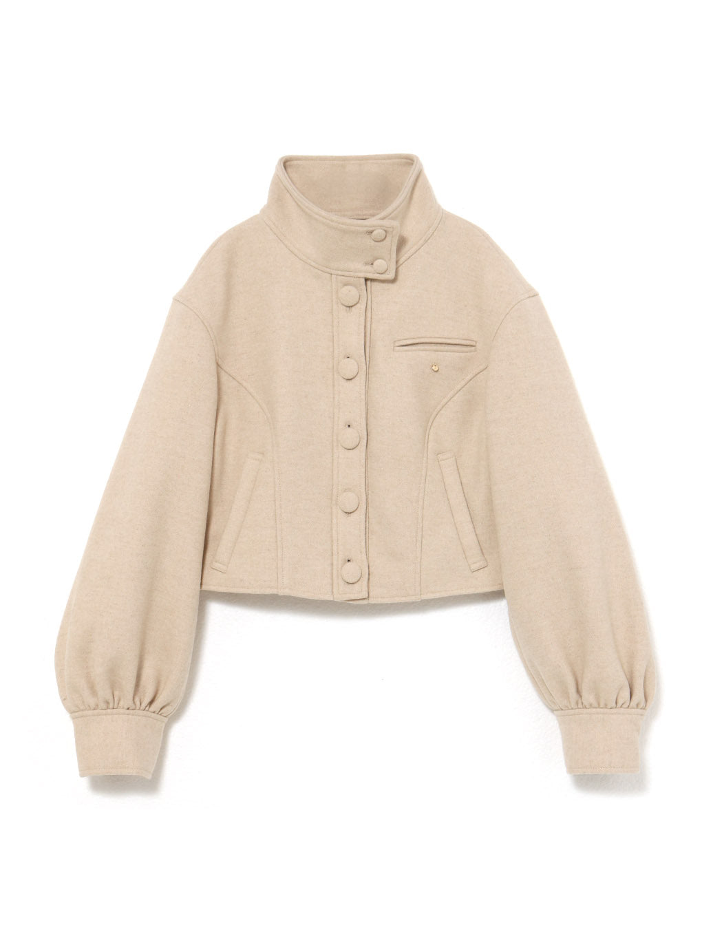 Zoey stand neck jacket