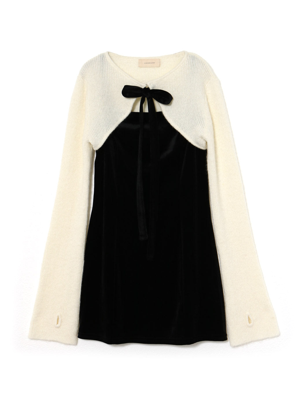 Anita ribbon mini dress