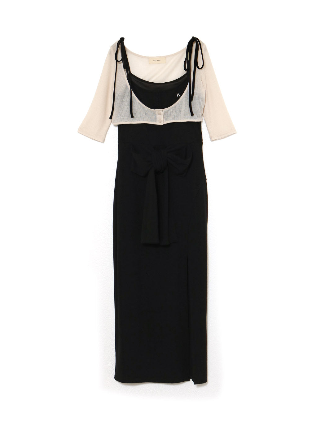 Lady like ribbon dress