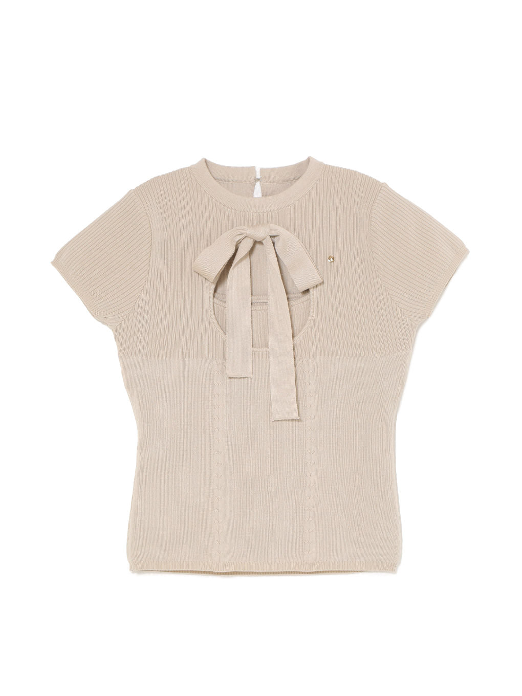 Emily ribbon knit tops