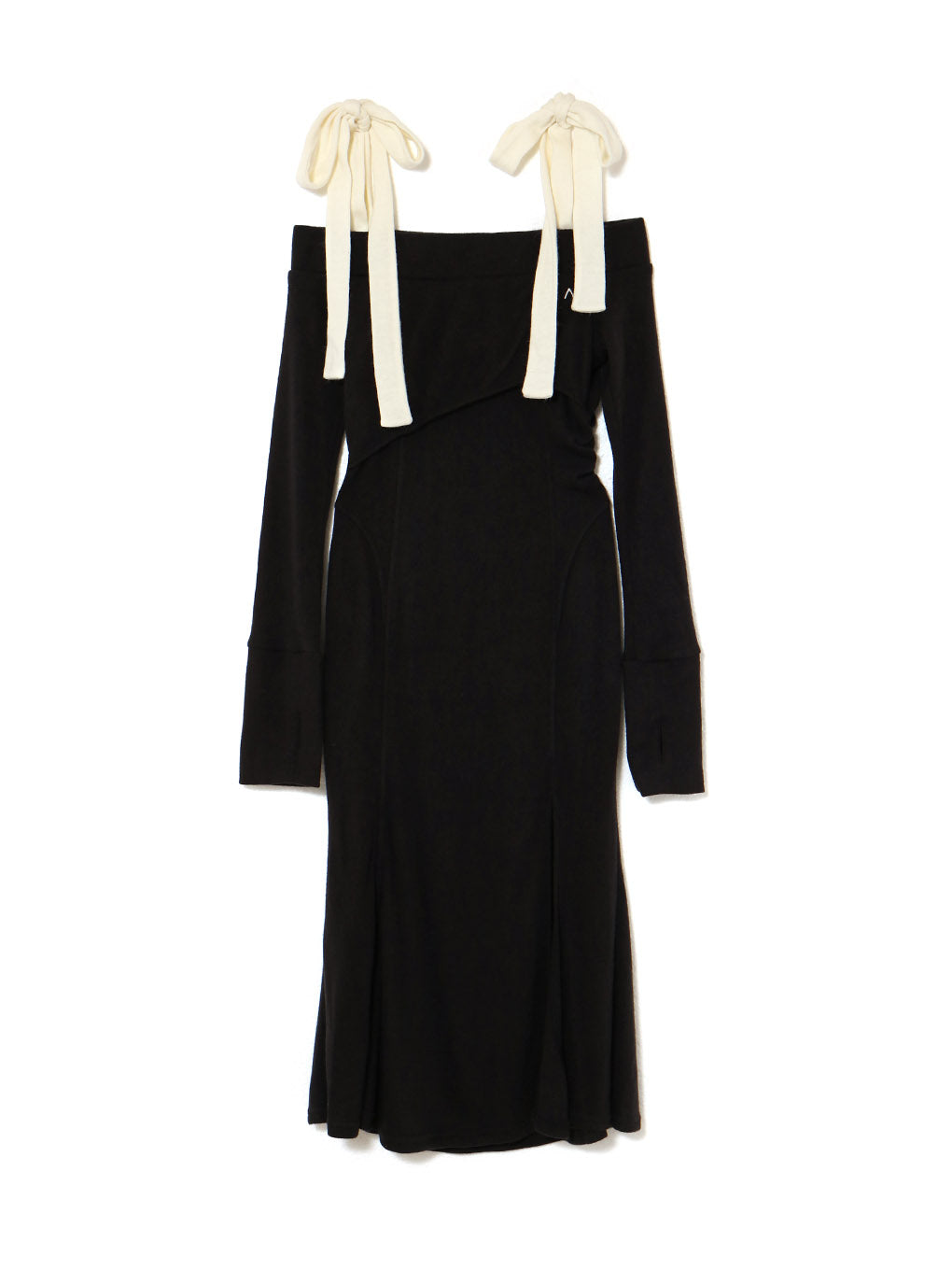 Rathy ribbon long dress