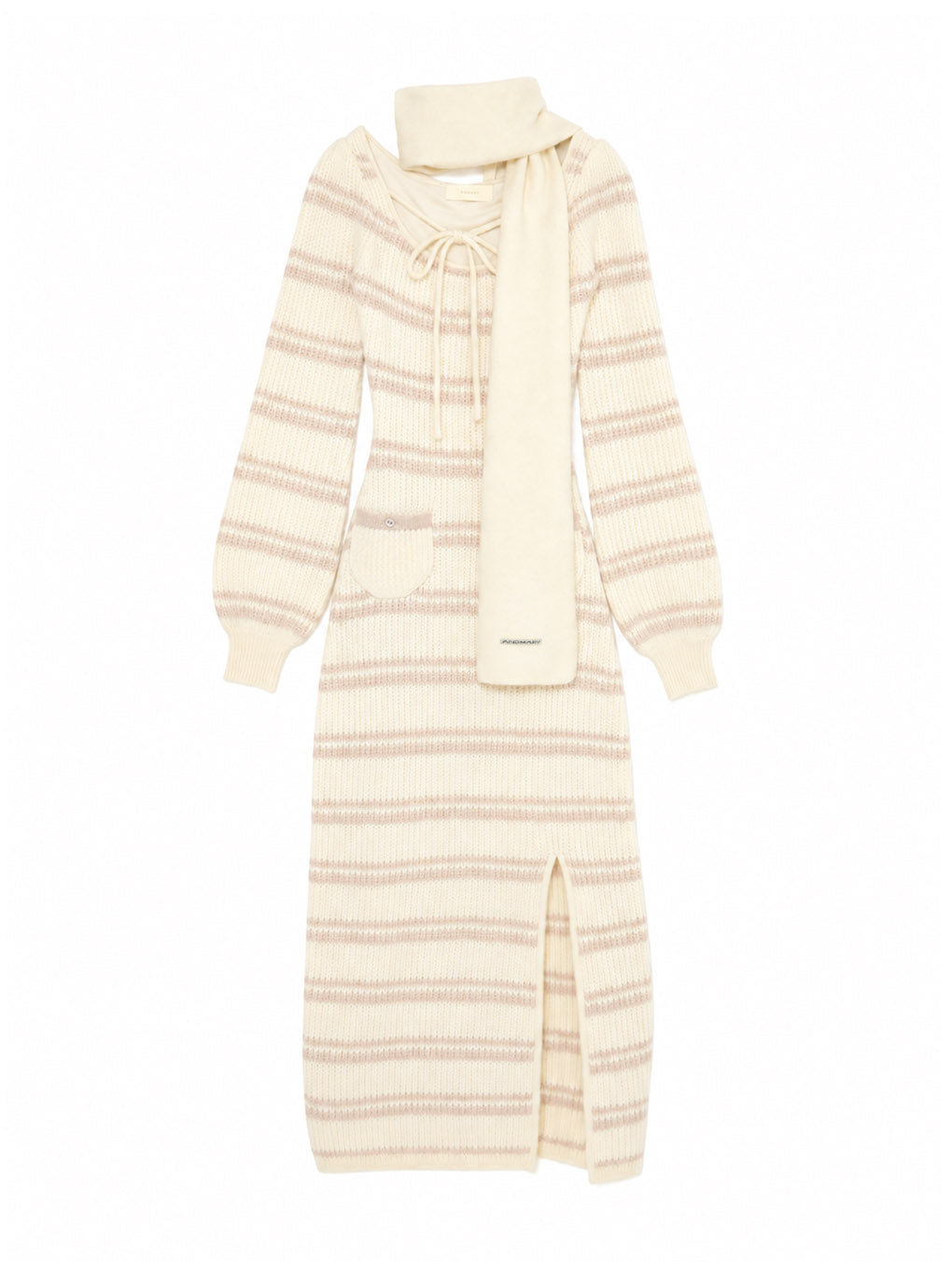 Stacy border long dress