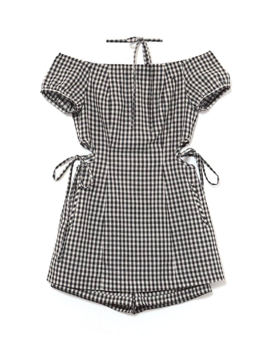 Becky check mini dress