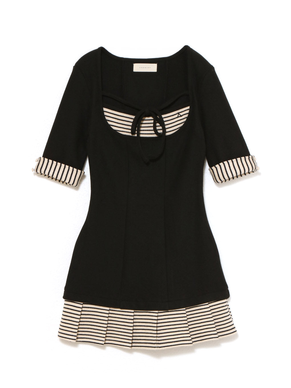 Aiden pleats mini dress