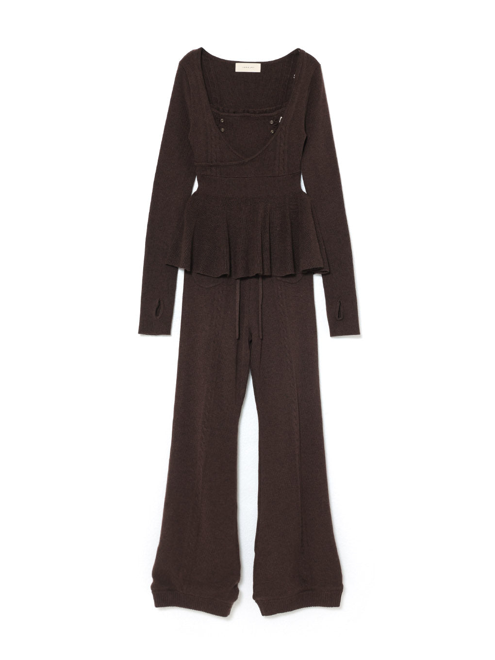 Lona peplum pants set up
