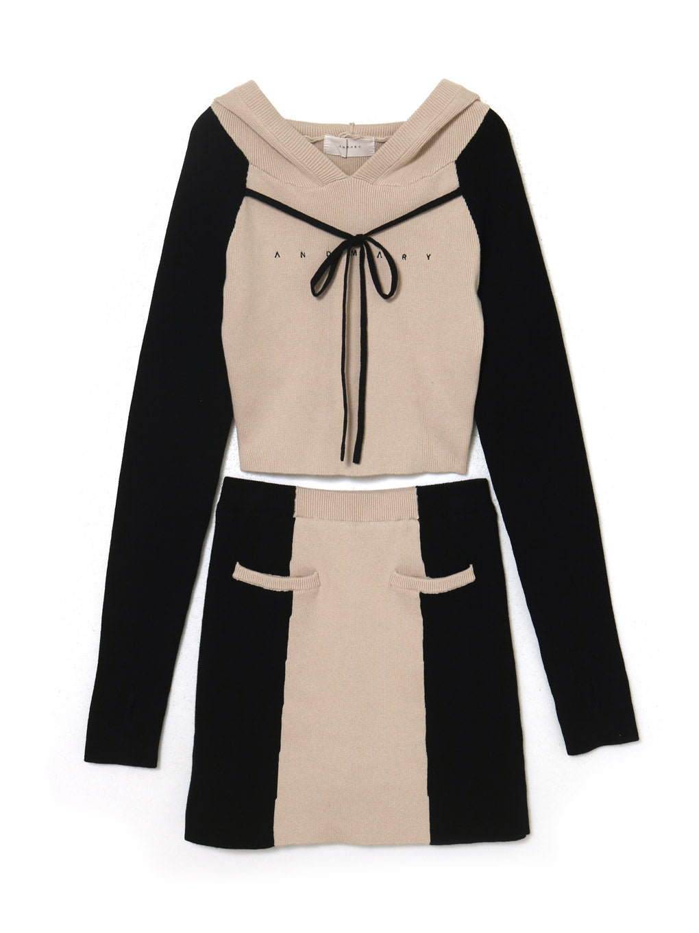 Alma ribbon knit set up