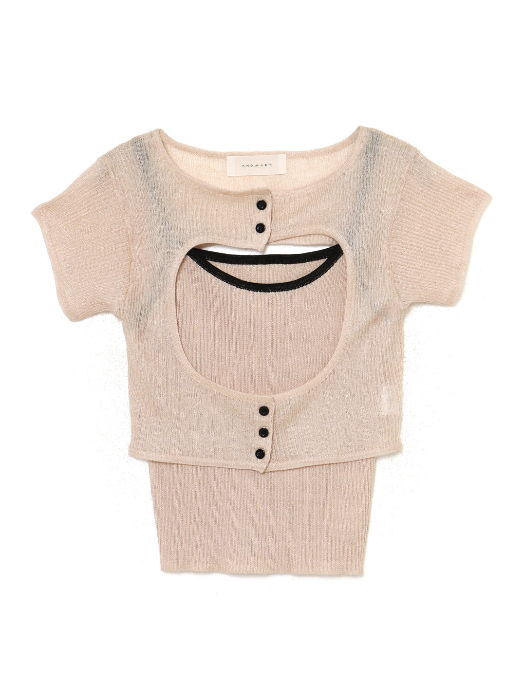 Elf button knit tops