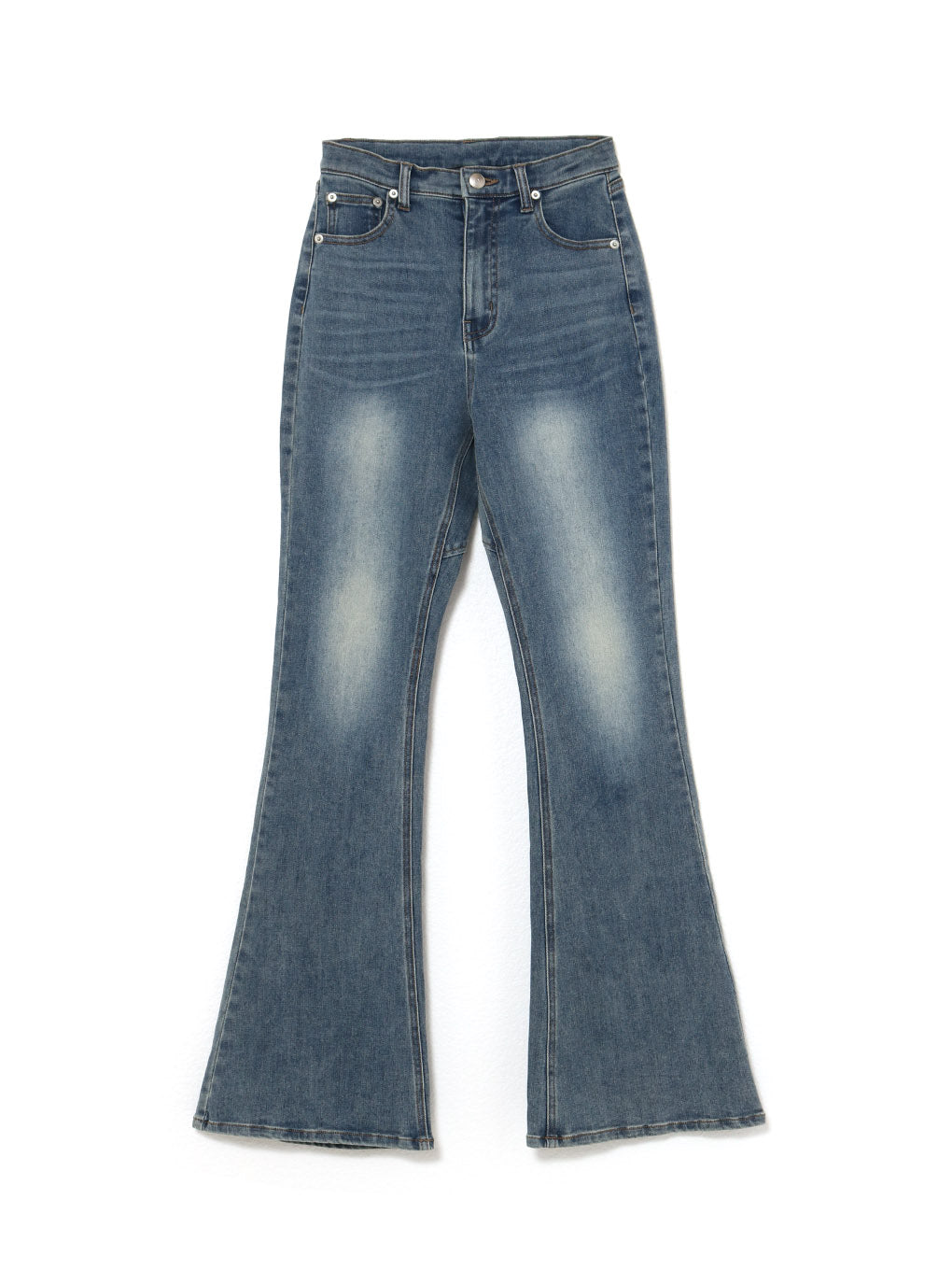Lacey ribbon heart hip denim