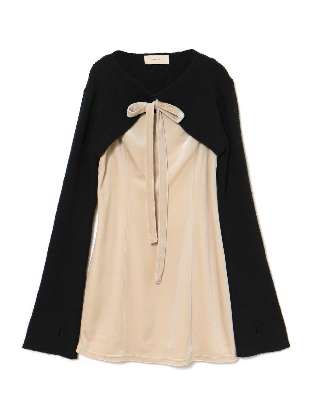 Anita ribbon mini dress