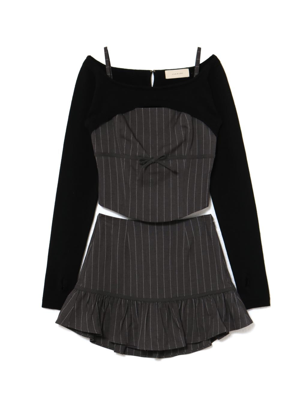 Dany ribbon knit set up