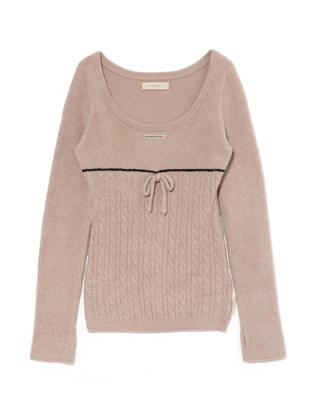 Sugar knit cable tops