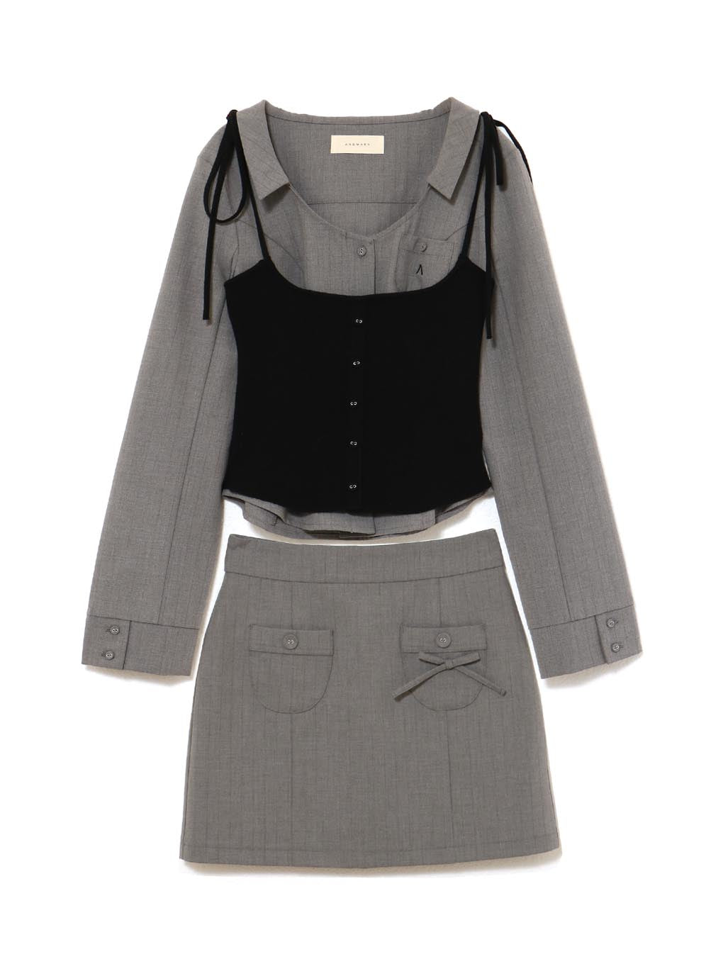Maya blouse knit set up