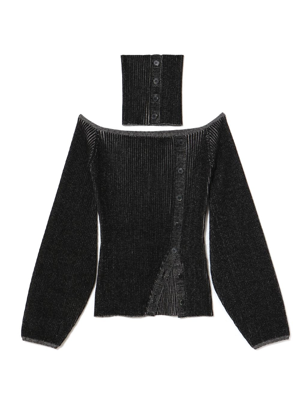Nell knit neck warmer tops