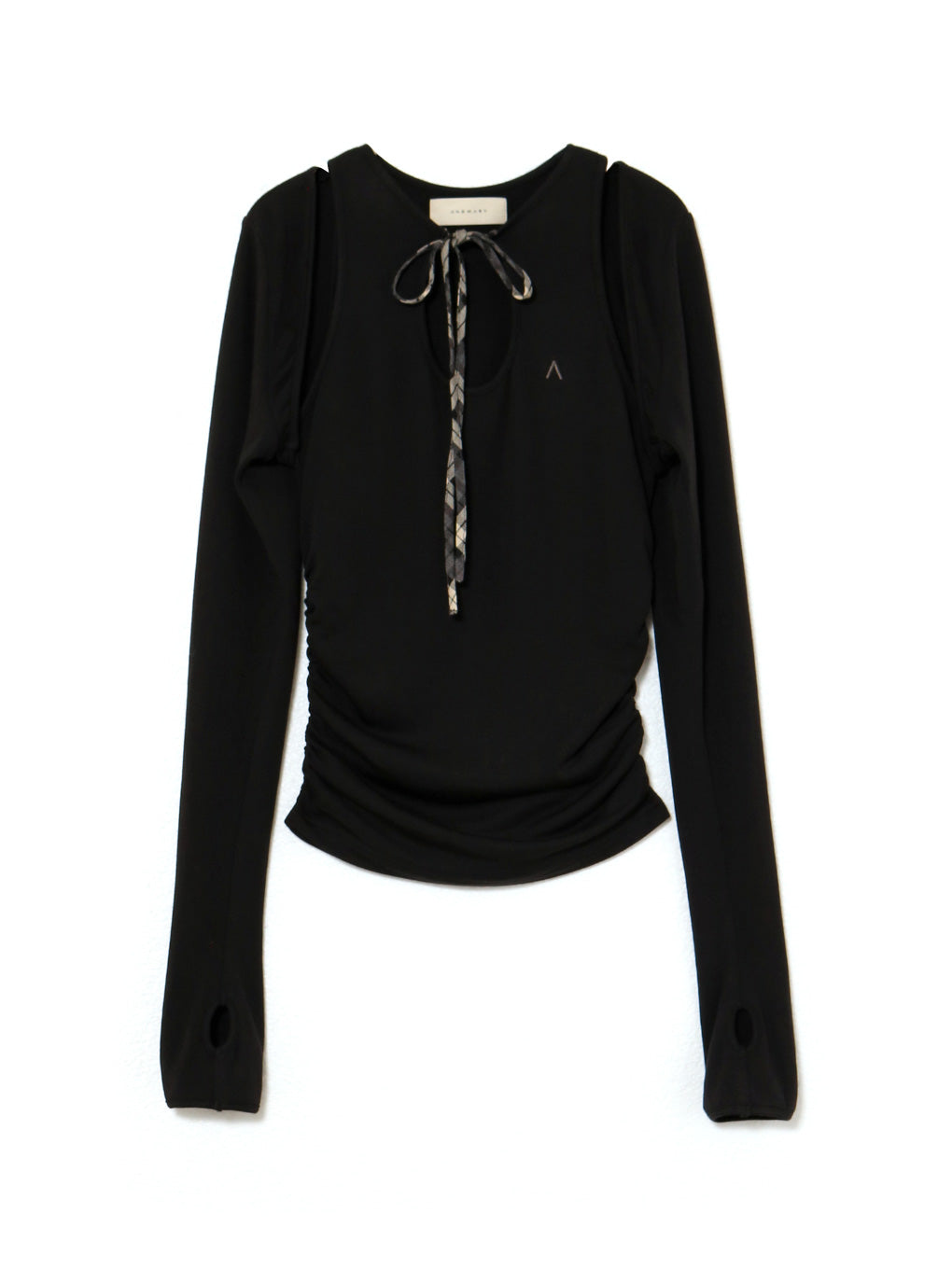Hannah check tops