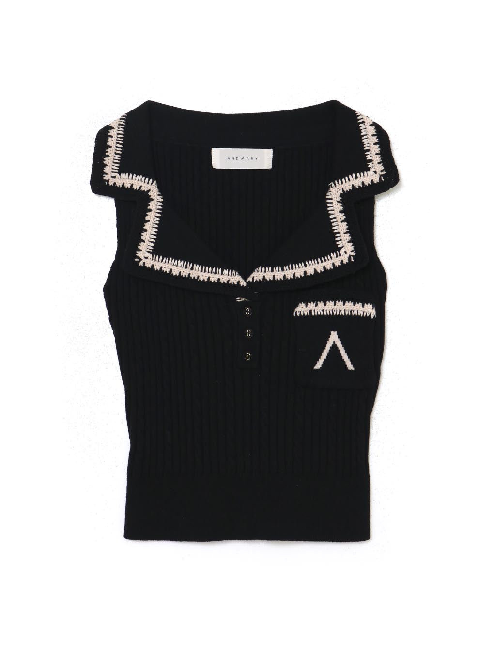 Mila ribbon knit tops